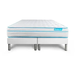Ensemble sommier matelas 180x200 Bodyzone+ Ressorts ensachés et mémoir... pas cher