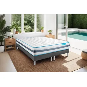 Ensemble sommier matelas 180x200 Bodyzone Ressorts ensachés - 24 cm - ... pas cher