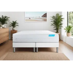 Ensemble sommier matelas 180x200 Biocare Mémoire de forme - 26 cm - Eq... pas cher