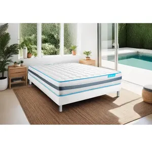 Matelas BODYZONE 160x200 Ressorts ensachés 3 zones Ultra épaisseur pas cher