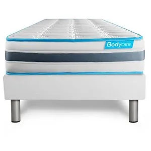 Ensemble sommier matelas 90x190 Bodyzone Ressorts ensachés - 24 cm - F... pas cher