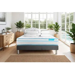 Bodycare Pack Bodyzone+ 160x200 Ressorts Ensaches, Visco 5 Zones Ultra... pas cher