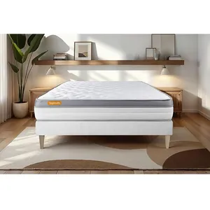 Comparateur de prix : Septnuits Matelas + Sommier 140x200 Memo Zen Mousse A Memoire De Forme...