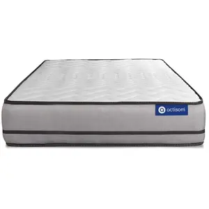 ACTISOM Matelas 160x200 Actilatex night Latex et mémoire de forme - 20 cm - Très ferme - 3 zones de confort pas cher