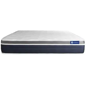 Actisom Matelas 140x190 Actilatex confort Latex et mémoire de forme - 26 cm - Mi-ferme - 7 zones de confort pas cher