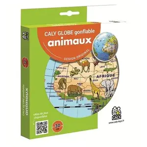 Craenen Jeu d'éveil Trousselier Globe Terrestre Gonflable Animaux 30 cm pas cher