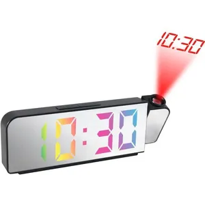 Réveil avec projecteur LED - INOVALLEY - RP10 - Ecran multicolore pas cher