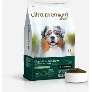 Croquettes Sans Céréales Chien Digestion Sensible Toutes Tailles pas cher