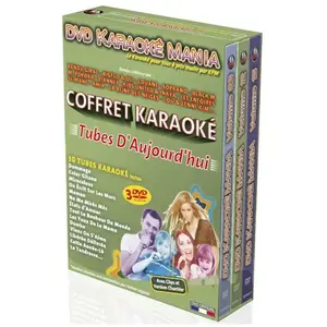 KPM Coffret 3 DVD Karaoké Mania "Tubes D'Aujourd'hui"