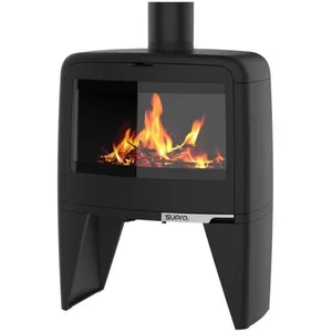 Supra Poêle à bois PAUL HAUT 10KW en fonte - étanche - eco design pas cher