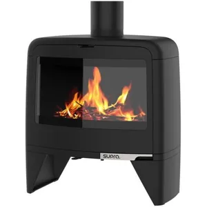 Supra Poêle à bois PAUL 10KW en fonte - étanche - eco design pas cher