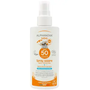 Alphanova Sun Bébé Spray Bio SPF50 125ml pas cher