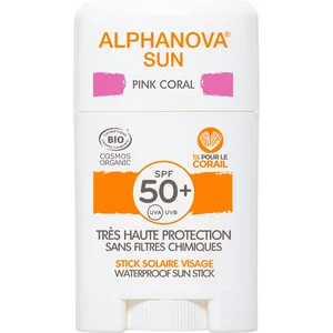 Alphanova Zonnebrandstick Spf 50+ Unisex Roze 12 Gram pas cher