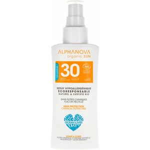 Alphanova Zonnebrand Spf 30+ Gevoelige Huid Unisex 90 Gram pas cher