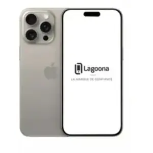 Lagoona Apple iPhone 15 pro 6,1" 5G Double SIM 128 Go Titane Naturel Reconditi... pas cher