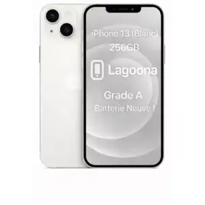 Smartphone APPLE iPhone 13 Blanc 256Go Batterie Neuve pas cher