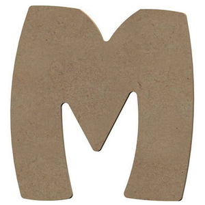 GOMILLE Lettre majuscule M en bois MDF à décorer - 8 cm pas cher