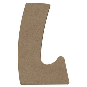 GOMILLE Lettre majuscule L en bois MDF à décorer - 8 cm pas cher