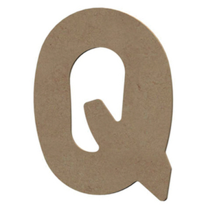 LEGEANTDELAFETE Gomille MDF Letter Q 15 cm pas cher