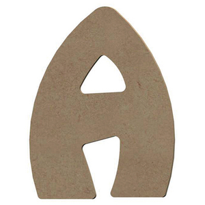 GOMILLE Lettre majuscule A en bois MDF à décorer - 8 cm pas cher