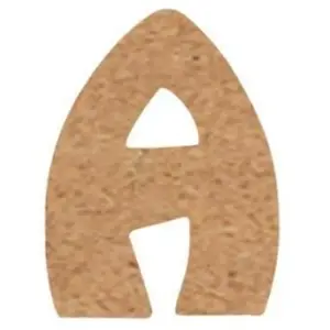 LE GEANT DE LA FETE Lettre en bois médium 15 cm pas cher