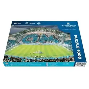 Megableu- Puzzle Tifo Olympique De Marseille, 678280, Bleu pas cher