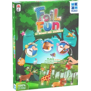 Jeux créatifs Foil Fun Le Royaume des Animaux Megableu pas cher