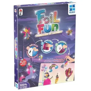 Jeux créatifs Foil Fun Princesses et Licornes Megableu pas cher