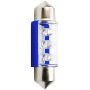 Planet Line PL023B Ampoules LED Navette C5W 12 V, Bleu, Set de 2 pas cher