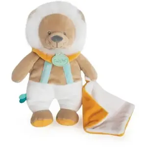 BABYNAT BABY NAT' Maxou le lion - Pantin avec doudou Maxou 22 cm pas cher