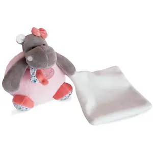 BABY NAT' Bazile et Zoé - Pantin avec doudou Zoé 11 cm pas cher