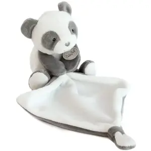 Baby Nat Babynat Pantin Avec Doudou Mon P'tit Panda 17cm pas cher