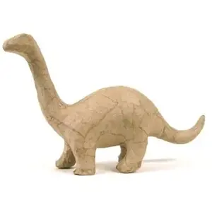 Décopatch Dinosaure Brontosaure en papier maché 17 cm pas cher