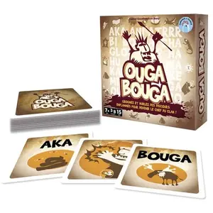 Ouga Bouga - Asmodee - Devenez le chef du clan -  Dès 7 ans - Fabriqué en France pas cher