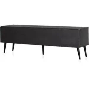 Meuble TV MELICONI Almeria 160 cm noir pas cher