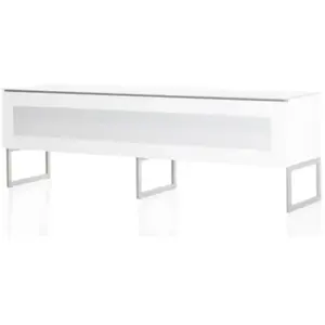 Meuble TV MELICONI Valence 160 cm blanc pas cher