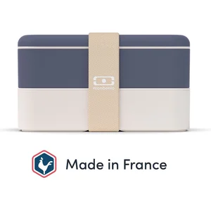 Boite MonbentoMB Original Bleu Natural Made in France pas cher