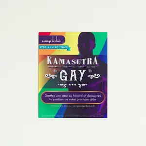 Passage du Désir Cartes à gratter Kamasutra Gay pas cher