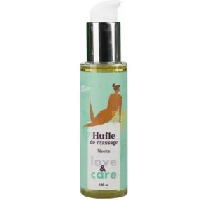 Huile de massage neutre Love & Care pas cher