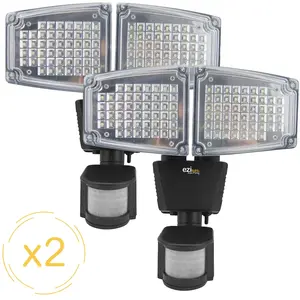 Projecteur solaire LED EZIlight® Solar pro 2 - Pack de 2 lampesVendu parcdiscount