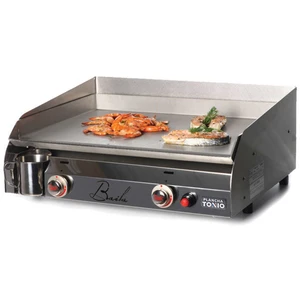 Plancha Gaz Inox Baila 5 KW TONIO - PLANCHA TONIO - 2 brûleurs - 60x41...