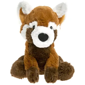 PELUCHO Peluche Bouillotte Panda roux - Made in France pas cher