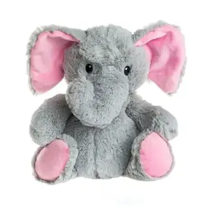 Pelucho Peluche Bouillotte Éléphant - Made in France pas cher