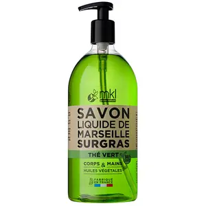 MKL Green Nature Savon Liquide de Marseille Thé Vert 1L pas cher
