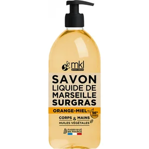 MKL Green Nature Savon Liquide de Marseille Orange & Miel 1L pas cher
