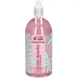 MKL Green Nature Cosm'Ethik Gel Douche Fleurs de cerisier 1L pas cher