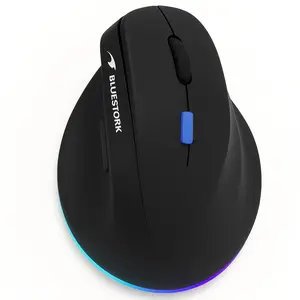 Souris ergonomique droitier - 2.4G+BT - BLUESTORK - Button bleu 4800 D... pas cher