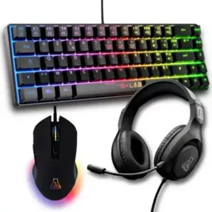 Clavier gamer THE G-LAB Combo Hydrogen 3 en 1 pas cher