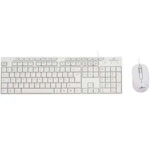 Bluestork Pack clavier souris filaire - 15 touches de raccourcis multimédias - B... pas cher
