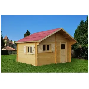 Abri de jardin 24,96m² en bois massif - Double rainurage pas cher